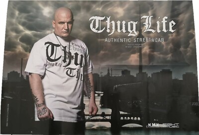 MC Bogy - Thug Life Poster DIN A1 (NMK Entertainment)