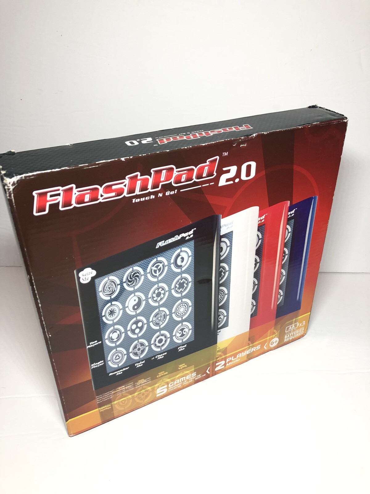 Flashpad 2.0 Touch &amp; Go Memory Game With Instructions Ages 6+ 1 To 2 ...