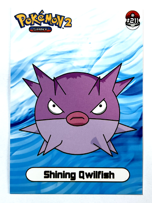 2024 SHINY POKEMON Card Johto #060 QWILFISH Peru Edition