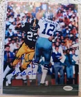 Mike Wagner Signed Tackling Staubach 8X10 Photo COA (TSE)