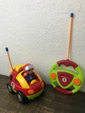 Liberty Imports My First Cartoon RC Race Car Radio Remote Control Toy for Baby