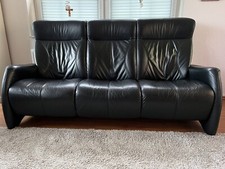 Himolla 3er Sofa schwarz Leder 24LongL Black cumuly gr