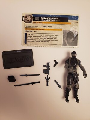 Snake Eyes Renegades POC Pursuit of GI JOE COBRA 30th Loose COMPLETE (v56) lot