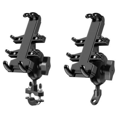 Motorcycle Phone Bracket Handlebar Tablet Stand Holder Cradle for Gym Tread Mill