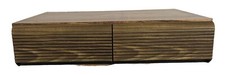 Vintage Cassette Tape Holder Faux Wood Holds 60 Tapes
