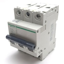 Schneider Electric 24532 C60 Miniature Circuit Breaker, 3-Pole, 277VAC 1A
