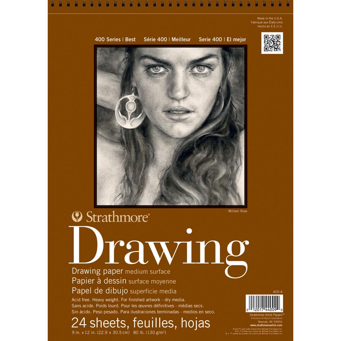 Strathmore 400 Series Drawing Paper Pads 9x12 80 Lb 130gsm 9x12 Pad Ebay
