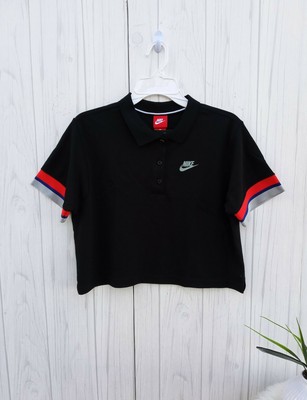 nike crop polo