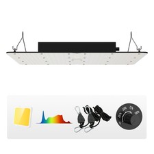 LED Grow Light, 400W Full Spectrum Dimmable, High Yield Samsung 2B1B Diodes Grow