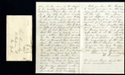 1865 H Leonard  SIGNED LETTER & ENV. CIVIL WAR   BxB