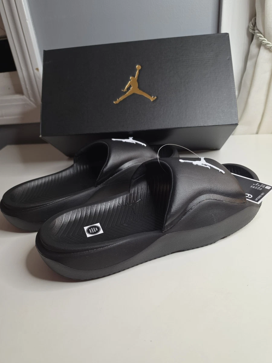 Jordan Black Sandals for Men for sale | eBay
