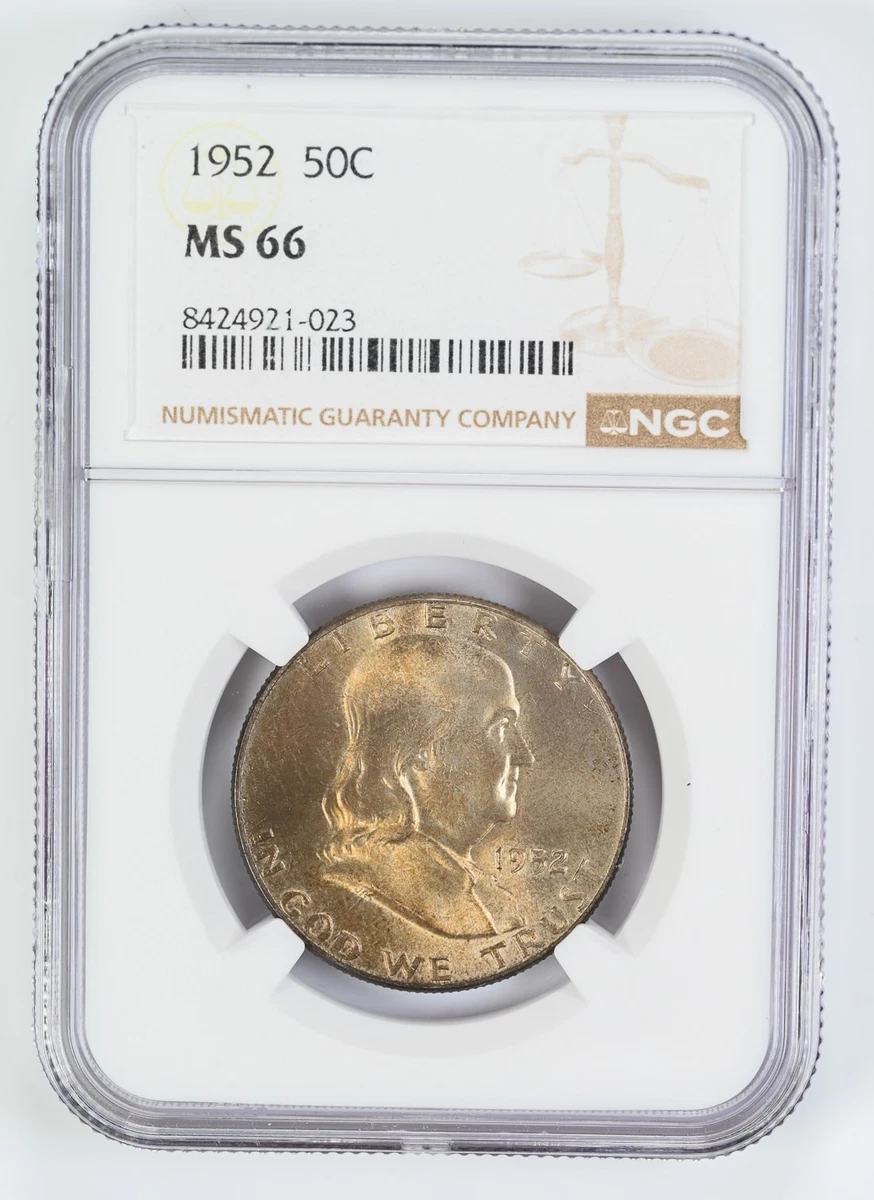 MS 66 Graded 1949 Year Franklin Half Dollars (1948-1963) for sale