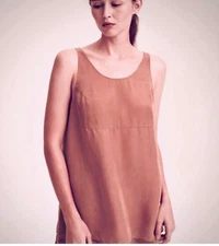 NWT Nap Medium Mauve Tank Top Luxury Athleisure 