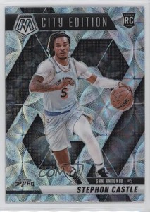 2024-25 Panini Mosaic City Edition International Prizm Stephon Castle Rookie RC