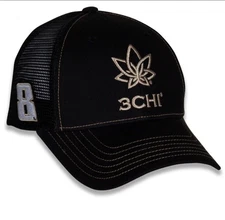 NASCAR Checkered Flag Sports Kyle Busch Hat Men's Black Golfer Trucker Cap #8