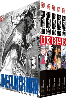 ONE-PUNCH MAN - Box mit Band 11-15 | Yusuke Murata (u. a.) | -limitiert- | Buch