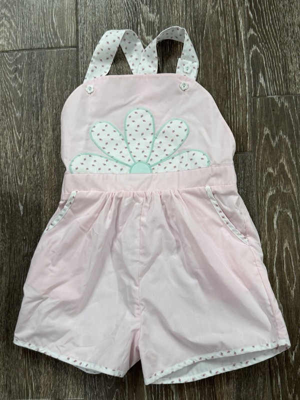 The Beaufort Bonnet Company Ruthie Romper Girls Size 8 NWT