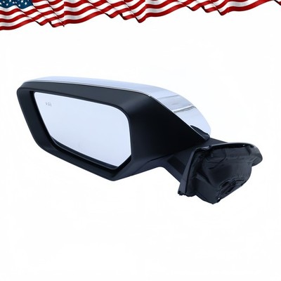For Chevy Impala Mirror Left Driver Power Heat Signal BSM Puddle Light Chrome