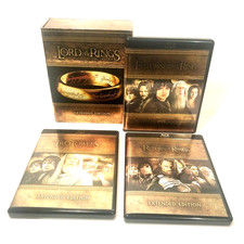 Lord Of The Rings Trilogy EXTENDED VERSION 15 Discs Blu-ray Box Set Dvds Tolkien