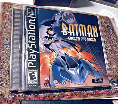 Ubi Soft Batman: Gotham City Racer Sony PlayStation 1 CIB+Registration Card