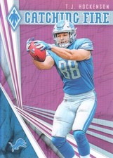 2019 Panini Phoenix Football Trading Cards Catching Fire Pink Insert: Pick List