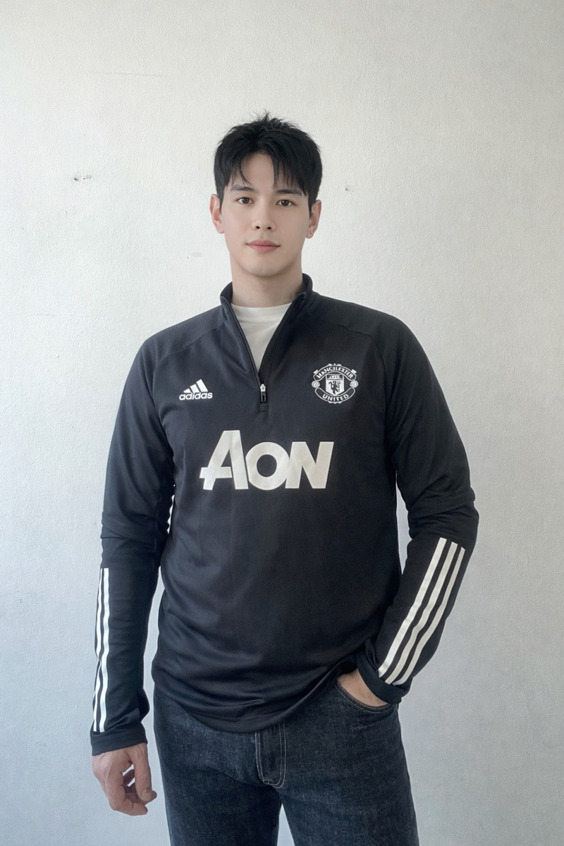 Adidas Manchester United 2020/21 Training Top Men's Large Black
