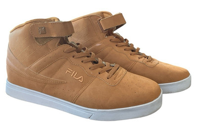 FILA Vulc 13 FS Mens High Top Sneakers 1FM01165-222 Adjustable Strap Size 14