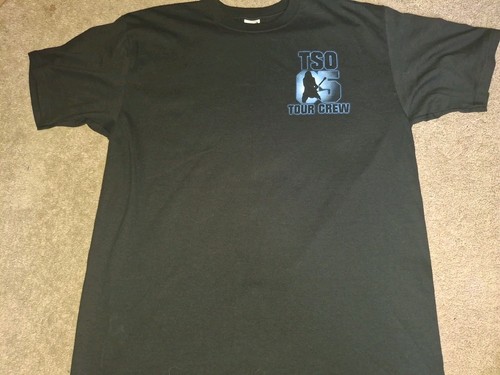 Vintage Anvil T-SHIRT TSO 05 LOCAL CREW BLACK SIZE XL Trans-Siberian Orchestra
