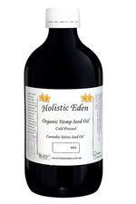 500ml ORGANIC HEMP SEED OIL Unrefined Cold Pressed Premium Food Grade Glass