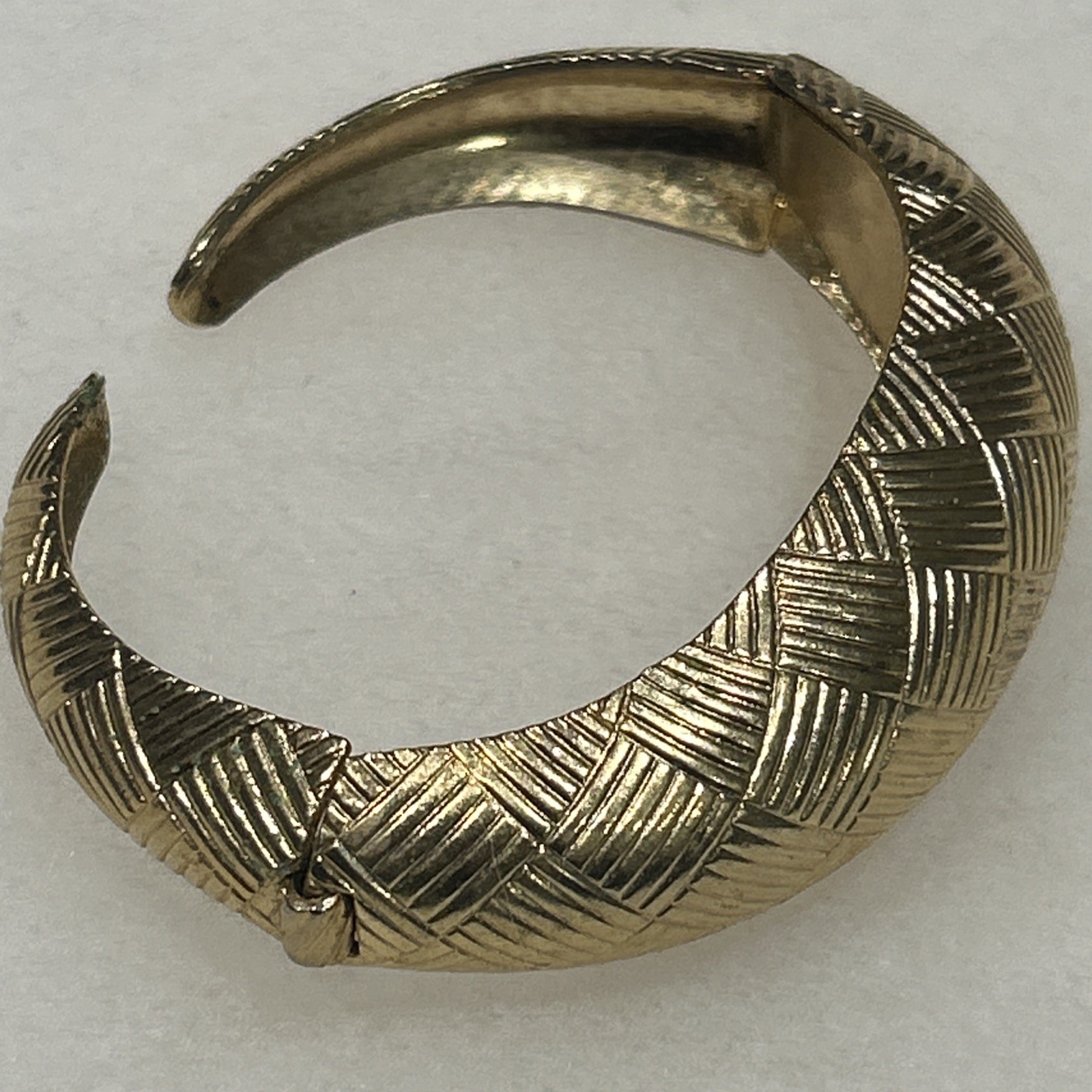 Nice Coro Hinged Bangle Cuff Bracelet - image 8