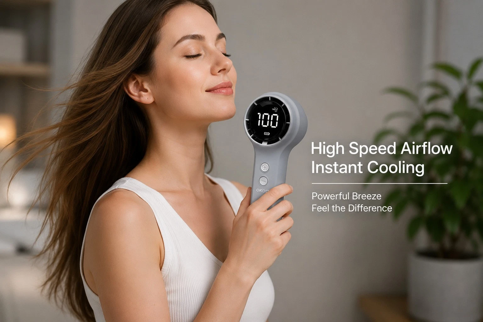 Lightweight Rechargeable Handheld Fan USB Portable Mini Desk Cooling Fan 2026 - Picture 1 of 12