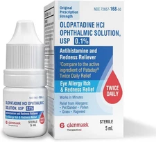 Glenmark Therapeutics Olopatadine Eye Drops for Allergies, Redness Relief,... 