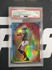 2020 Panini Select Football Jalen Hurts Certified Tie Dye Rookie PSA 9 /25