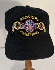 Vintage Washington Redskins Champions Super Bowl XXVI Black Ball Cap