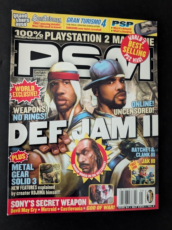 PSM: 100% Independent PlayStation Magazine May 2004 #84 NEW RARE