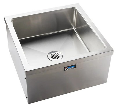 Krowne MS-2424 24''W x 24''D Stainless Steel Mop Sink