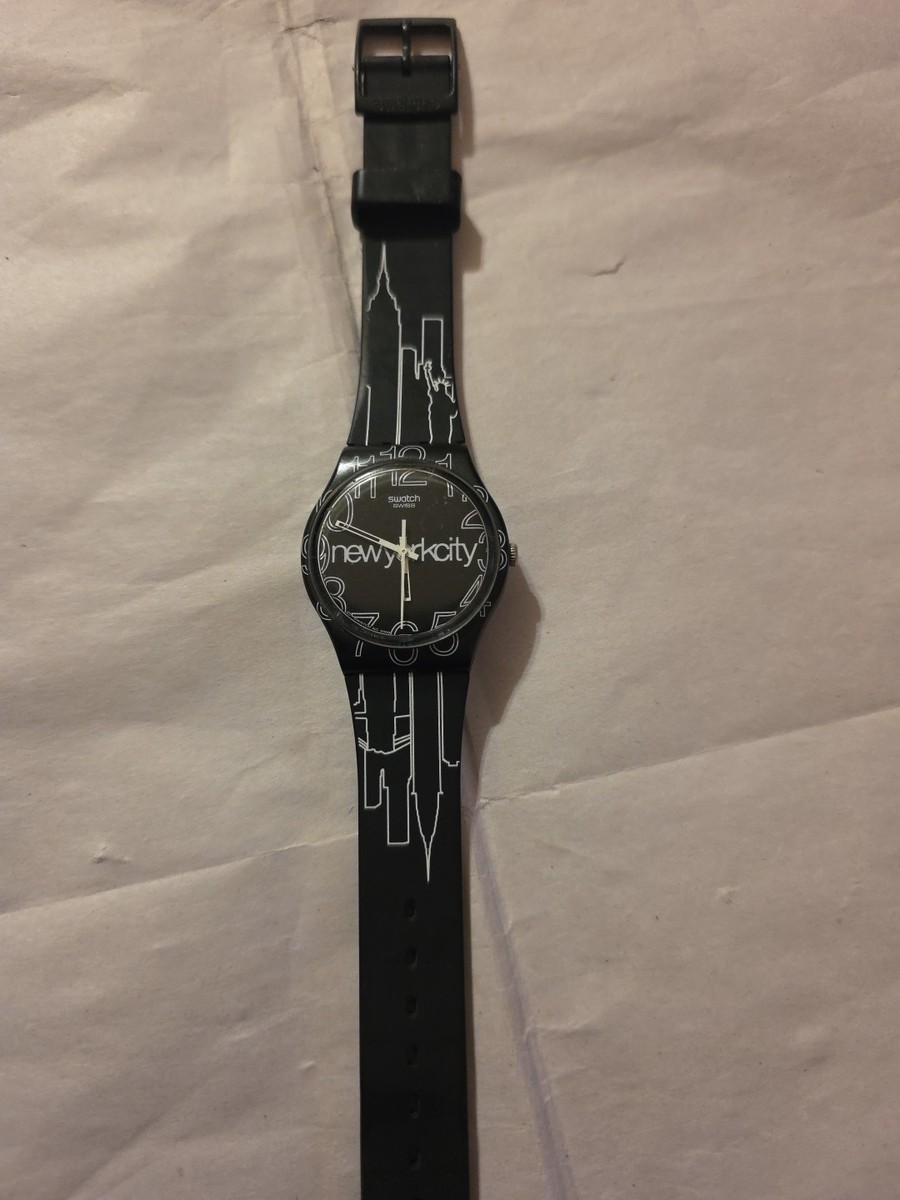 Swatch Watch Unisex Lines in the Sky New York City GZ209  display picture 3