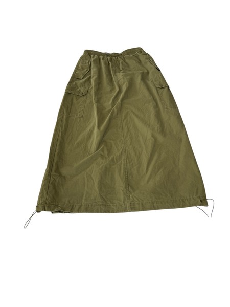 Ally Womens Size 8 Green Cargo Maxi Skirt Good Condition