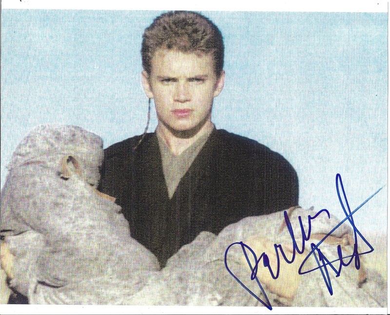 VERY RARE Pernilla August Shmi Skywalker Signed Star Wars 8x10 Photo Autograph