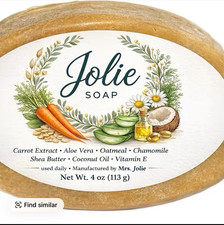 Jolie Soap Acne Clearing Bar Soap 4 oz Face &...