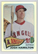 2014 Topps Heritage Chrome Refractor 536/565 Josh Hamilton #THC-460 2i2