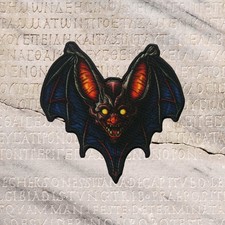 Vampire Patch Iron-on Applique Horror Scary Spooky Cosplay Halloween