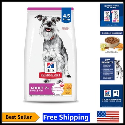 Veterinarian Recommended Senior Nutrition Dry Dog Food, 4.5 lb, Small Breeds