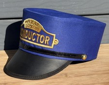 The Polar Express Youth Train Conductor Hat Navy Blue Costume Cap