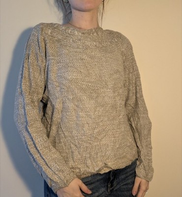 Vintage, beige Damen Pullover, Croft & Barrow, Gr. XL