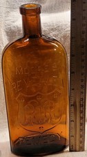Large Western amber applied top patent medicine MOORES REVEALED REMEDY  Nice