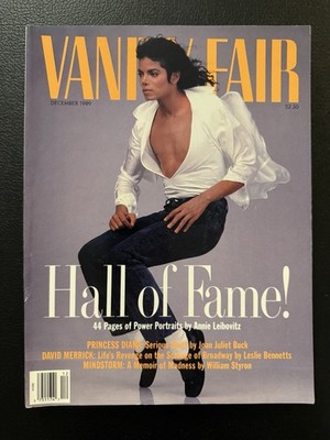 Vanity Fair December 1989 Michael Jackson Cover Annie Leibovitz Hall of Fame