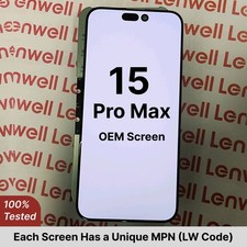 For iPhone 15 Pro Max Original OEM Screen OLED Display Replacement DISCOUNT lot
