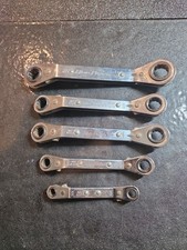 Blue-point Rbyam605 5-pc 12-pt 25 Offset Ratcheting Box Wrench Set 7mm - 17mm