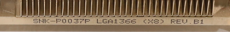 SuperMicro 1U LGA 1366 Passive CPU Cooling Heatsink P/N: SNK-P0037P Tested - Image 3 of 3